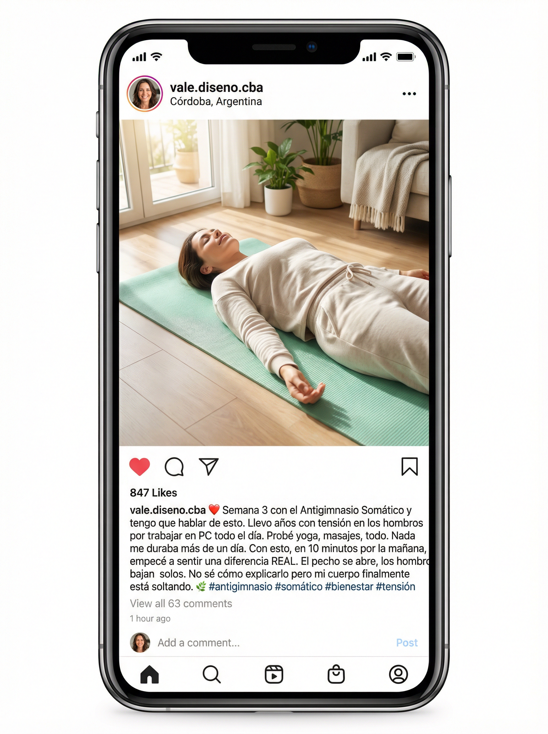 Publicación histórica de Instagram autorizada 6 de 7